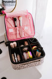 Mega Makeup Case Black Quilted