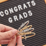 2024 Graduation Bangle Bracelet