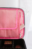 Mega Makeup Case Black Quilted
