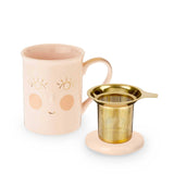 Annette Hello Beautiful Ceramic Tea Mug & Infuser