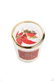 Rewined Poinsettia Candle
