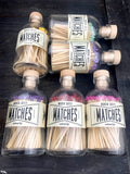 Vintage Apothecary Red Matches: Red