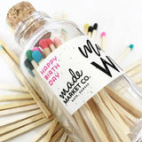 Mini Apothecary Vintage A Happy Birthday MAKE A WISH