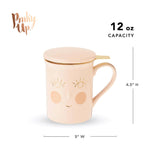 Annette Hello Beautiful Ceramic Tea Mug & Infuser