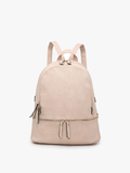 Blake Triple Zip Backpack ~ Vegan Leather