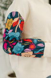 Sing a Melody Floral Sleeve Top