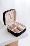 Mini Velvet Jewelry Case - Black