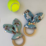 Dapper Dogs Crinkle teether in Blue