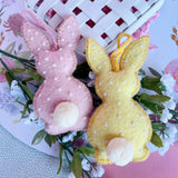 Bunny Rabbit w/ White Dots Easter Decorations