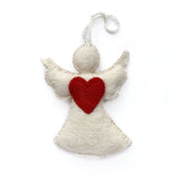 Heart Angel Christmas Ornament