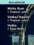 Tropical Twist Craft Cocktail Jar