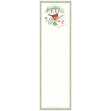 Winter Cardinal List Pad