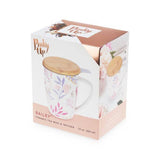 Bailey Botanical Bliss Ceramic Tea Mug & Infuser by Pinky Up