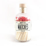 Vintage Apothecary Red Matches: Red