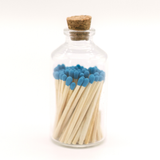 Cobalt Blue Small Safety Matches - Apothecary Jar