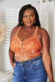 JadyK Full Size Crisscross Lace Bralette