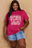 Simply Love Full Size CREATE HAPPINESS Graphic Cotton T-Shirt