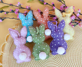 Bunny Rabbit w/ White Dots Easter Decorations