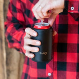Matte Black Combo Can & Bottle Cooler
