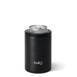 Matte Black Combo Can & Bottle Cooler