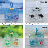 BEACH GIRLS TRIP Shatterproof Wine Glasses