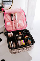 Mega Makeup Case - Pink Quilted