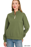 Fleece Half Zip Sweatshirt