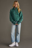 Dk Green Quarter Zip Sweatshirt