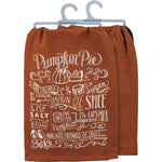 Kitchen Towel--Pumpkin Pie Recipe