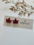 The Falling Leaves Clay Earrings