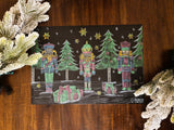 Reusable Coloring Placemat Nutcraker 12x17