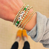 Fly Green White Bracelet