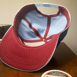 Retro Blue Cotton Philadelphia Baseball Snapback Hat Philly