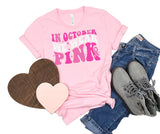 We Wear Pink Tee In Pink