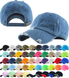 Vintage Distressed Washed Style Baseball Caps