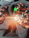 Sequin Pumpkin Sweater