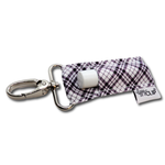 Black and White Plaid LippyClip® Lip Balm Holder for Chapstick, Black Friday, Pink Friday, Stocking Stuffer Bar, Gifts for Tweens, Teens, Women