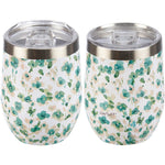 Wine Tumbler - Floral