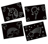 Reusable Coloring Travel Mat Set - Unicorn