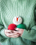 Vintage Holidays Eco Dryer Balls - Red & Green