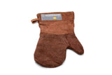 Outset Brown Leather Grill Mitt, 8.5” x 15”