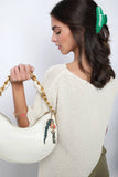 Philly Embossed Arch Claw Clip in Green