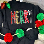 Black Merry (Christmas) Sweatshirt