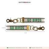 Philly Go Birds Striped Keychain | Bag Charm | Key Ring