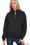 Fleece Half Zip Sweatshirt