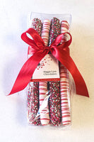 Valentine's 8pc Milk & White Chocolate Covered Pretzel Rods