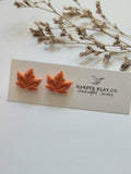 The Falling Leaves Clay Earrings