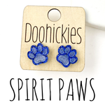 School Spirit Paw Studs