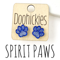 School Spirit Paw Studs