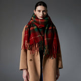 Christmas Plaid Scarf – Red Green Winter Wrap_CWASC1275